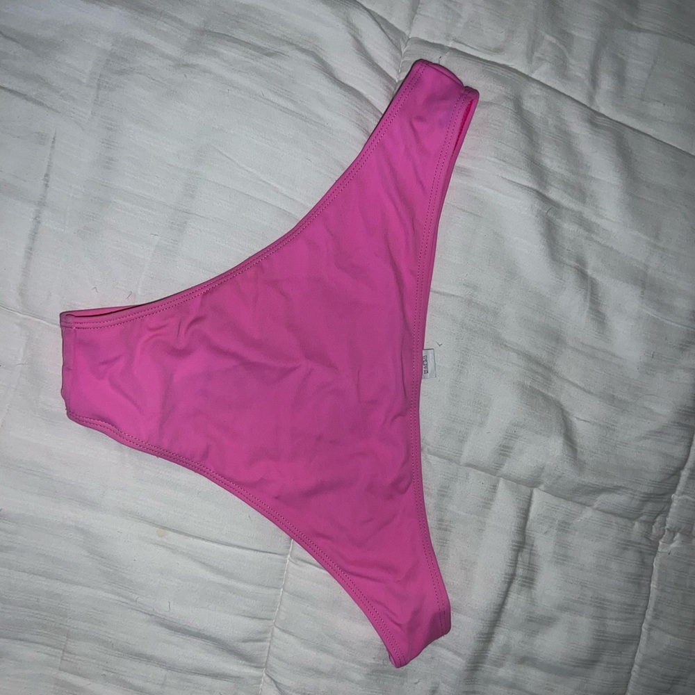 Pink bikini bottom